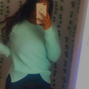 SO Mint Green Sweater